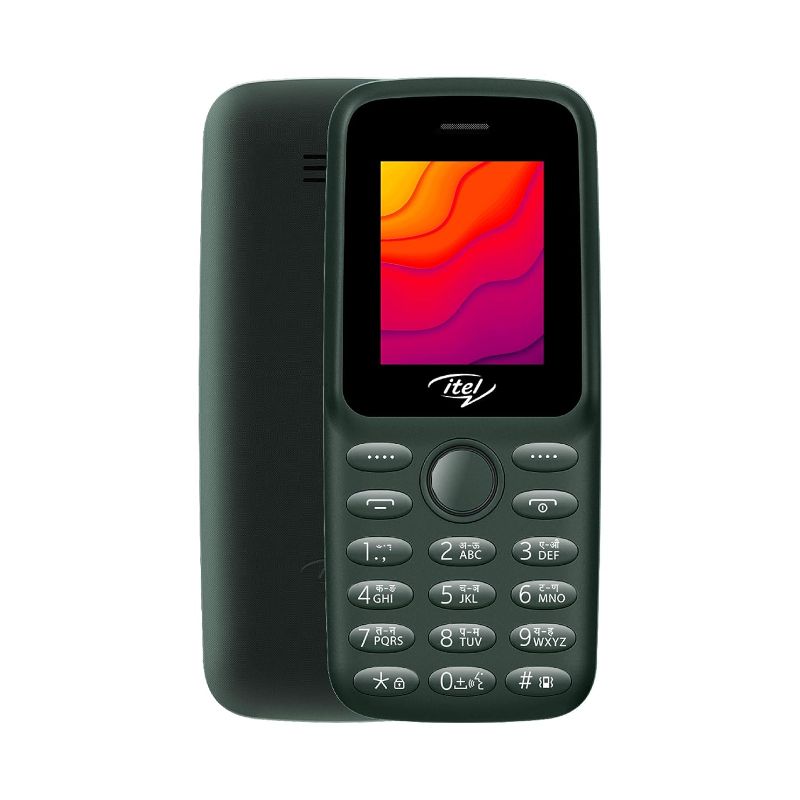 New itel 2163 1.8" Display Wireless FM Dual SIM Opera Mini Bright Torch Kabambe katululu button feature Phone
