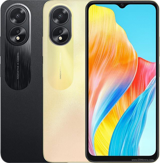 Oppo A38 6.56 90Hz LCD Display 4GB RAM+128GB ROM 50MP+5MP Camera Mediatek Helio G85 Processor 5000mAh Battery 33W Type-C Charge Android 13 4G 2yr Warranty Fingprt Dual Sim