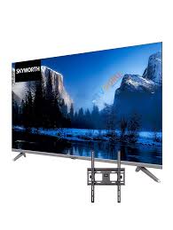 Skyworth 43” inch 43E FRAMELESS FHD ANDROID AI TV,Built-in WI-FI,NETFLIX,YOUTUBE,GOOGLE ASSITANT Playstore OK GOOGLE TV Bluetooth Enabled Inbuilt Decoder