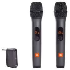 JBL Wireless Microphone JBL PartyBox Wireless MIC UHF Microphone System 2-Pack Twin Pack Set - Black