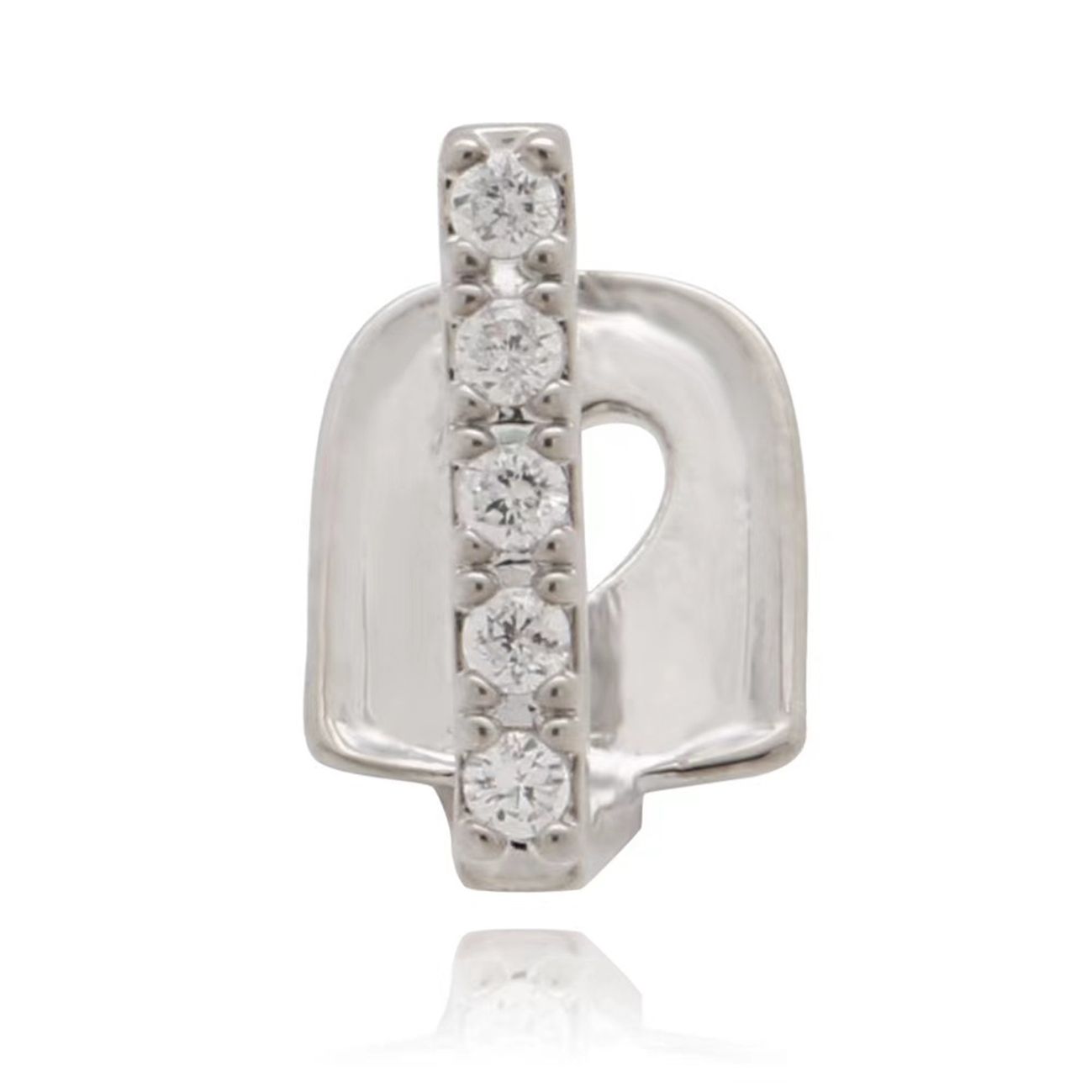 Zircon grillz decoration hip-hop grillz single cross upper teeth + six-tooth lower teeth set gold teeth silver teeth unisex