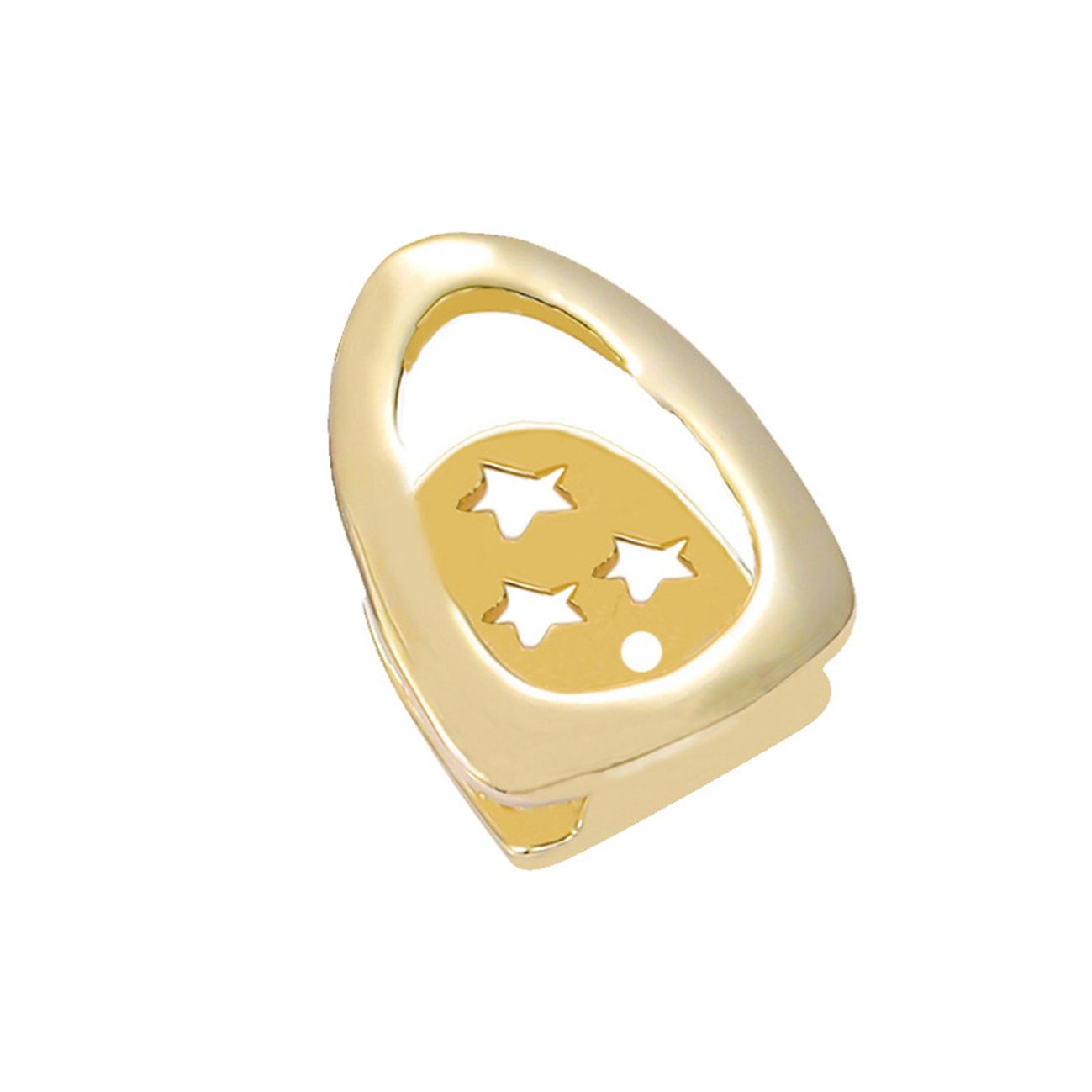 Elegant Gold-Plated Star Design Grillz Set Hip Hop Jewelry gold teeth sliver teeth rose gold teeth gold grillz silver grillz rose gold grillz 【grillz 6-piece set】