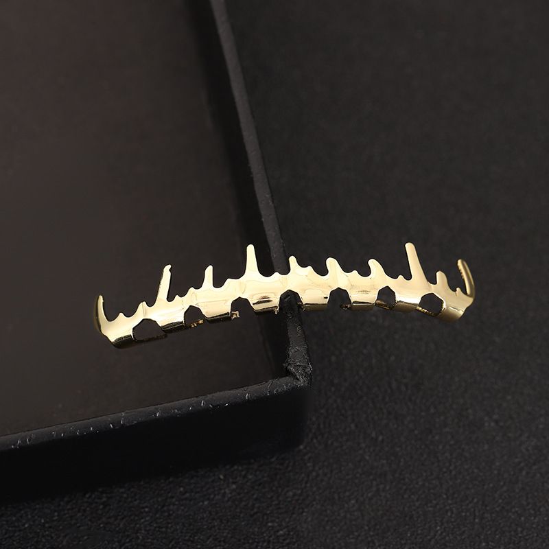 Stylish Drip Gold Silver Tone Grillz Hip Hop Jewelry for Unisex