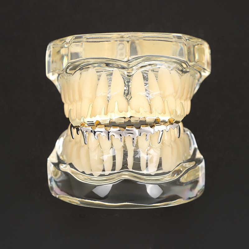 Stylish Drip Gold Silver Tone Grillz Hip Hop Jewelry for Unisex