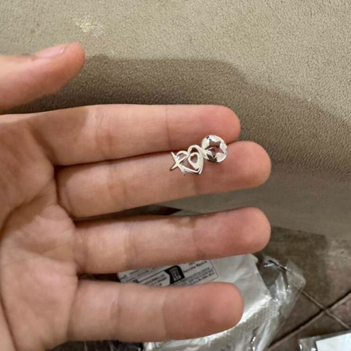Unique Gold Silver Heart Star Design Grillz for Hip Hop Style