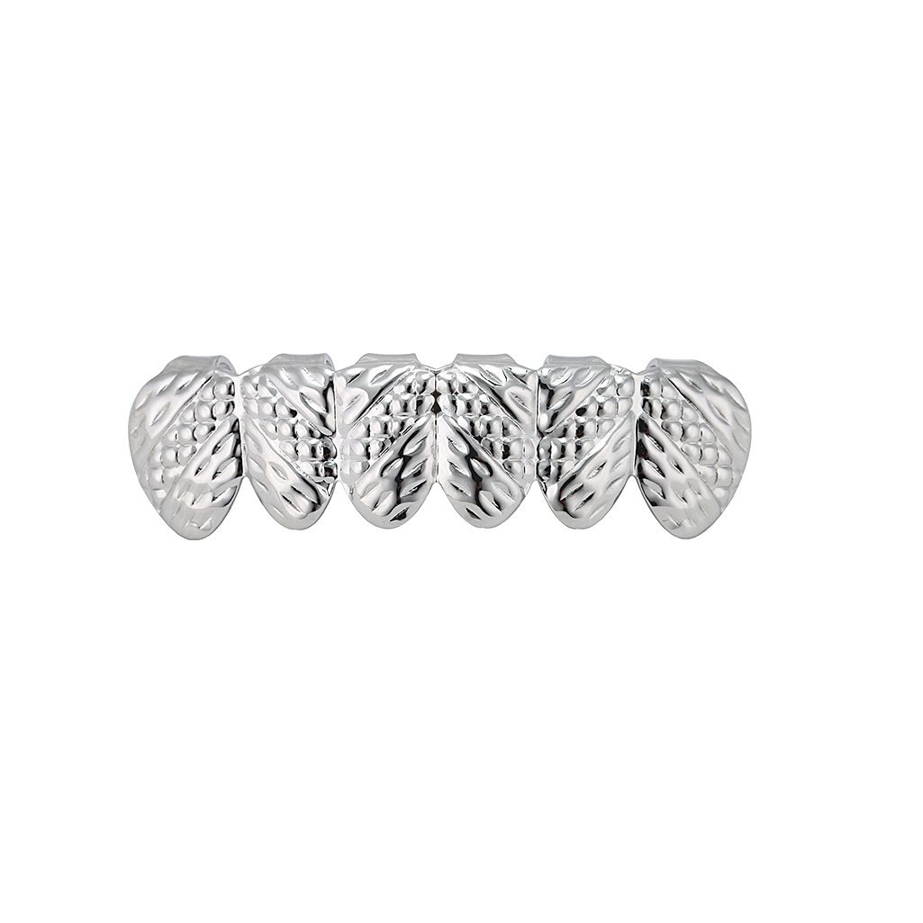 Luxury Diamond-Cut Gold & Silver Grillz Set for Hip Hop Enthusiasts & Party Goers