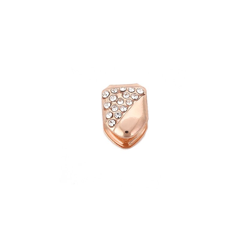 gold teeth silver teeth Sparkling Diamond - Studded Grillz, Gold/Silver/Rose Gold Hip - Hop Teeth Jewelry for Trendsetters
