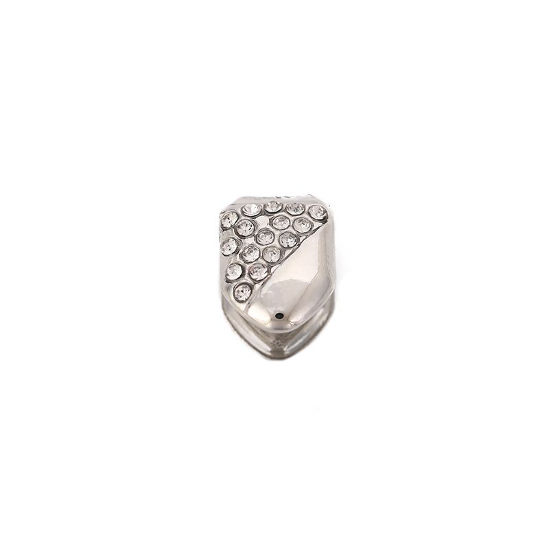 gold teeth silver teeth Sparkling Diamond - Studded Grillz, Gold/Silver/Rose Gold Hip - Hop Teeth Jewelry for Trendsetters