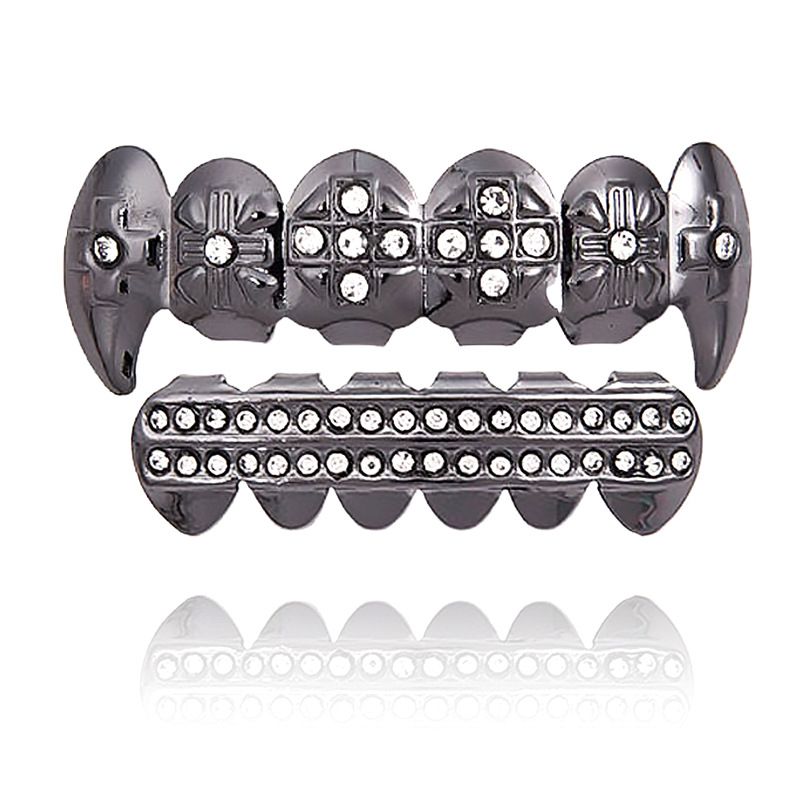 gold teeth silver teeth Gold Plated Hip Hop Grillz for Fashion Teeth Jewelry