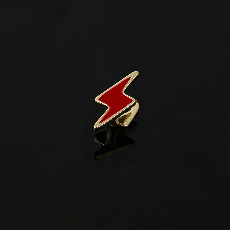 gold teeth silver teeth Eye-catching Lightning Bolt Grillz for Streetwear Enthusiasts