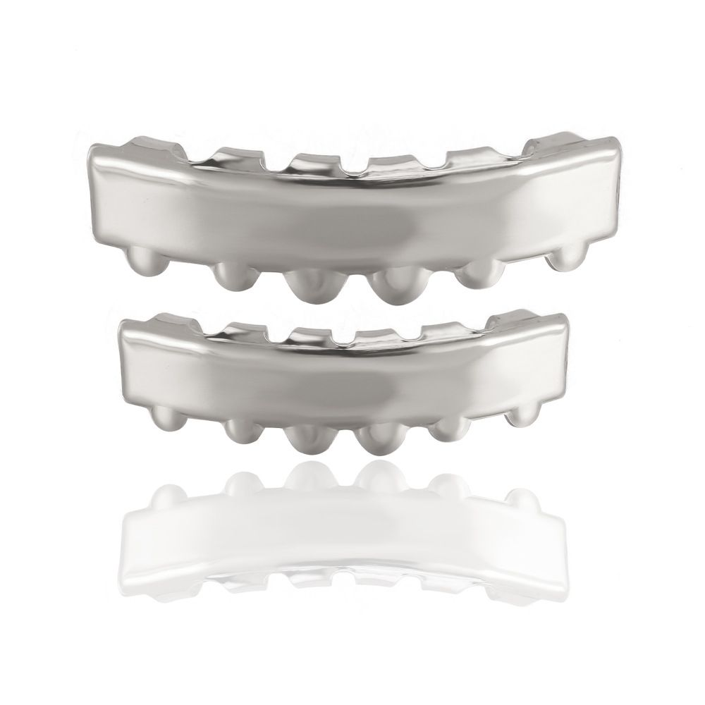 gold teeth silver teeth Luxurious Gold Plated Grillz Caps for Men