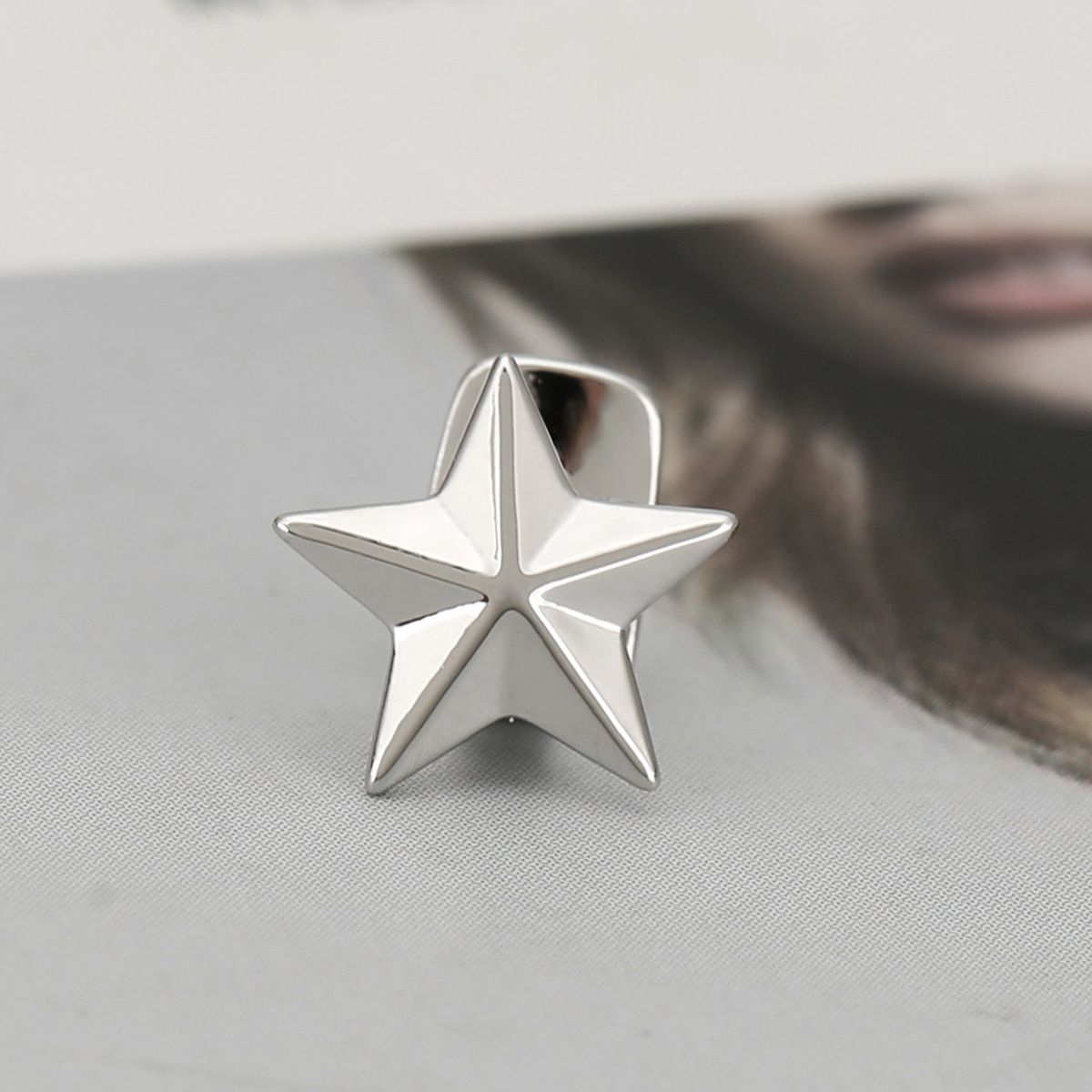 gold teeth silver teeth Shining Star Shape Grillz Caps for Women/Men