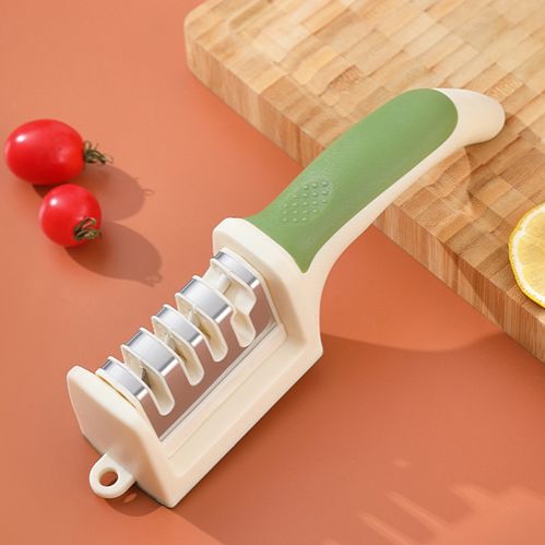 Knife Sharpeners 4 Stages Sharpening Slots 4 in1 Professional Kitchen Sharpening tool Grinder knives Scissor Kitchen Knife Accessories Sharpeners Knife Sharpening Kit