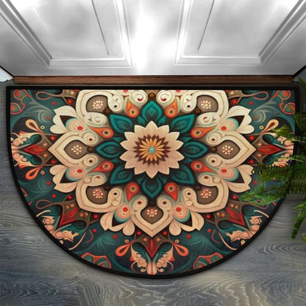 Decor Soft Door Mat Bathroom Absorbent Non-Slip Quick-Drying Carpet 50x80cm Floor Comfortable foyer Door Anti slip Mat Living Room Universal Floor Mat