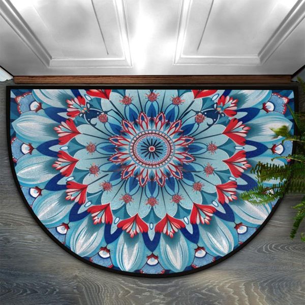 Decor Soft Door Mat Bathroom Absorbent Non-Slip Quick-Drying Carpet 50x80cm Floor Comfortable foyer Door Anti slip Mat Living Room Universal Floor Mat