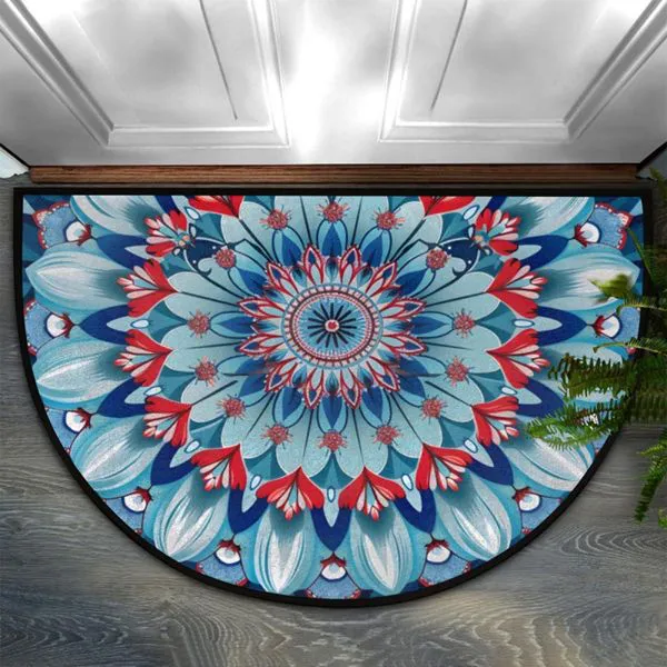 Decor Soft Door Mat Bathroom Absorbent Non-Slip Quick-Drying Carpet 50x80cm Floor Comfortable foyer Door Anti slip Mat Living Room Universal Floor Mat