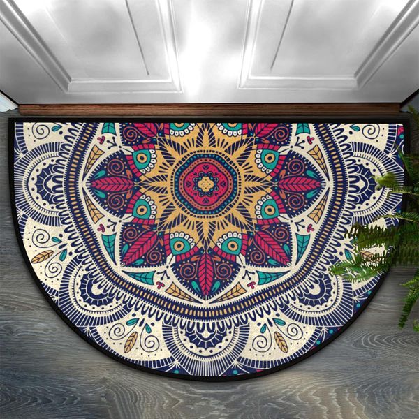 Decor Soft Door Mat Bathroom Absorbent Non-Slip Quick-Drying Carpet 50x80cm Floor Comfortable foyer Door Anti slip Mat Living Room Universal Floor Mat