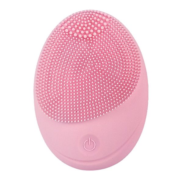 Silicone Facial Cleanser 2 free battery Blackhead Removal Pore Cleaner Exfoliator Massage Skin Care Waterproof Ultrasonic Home Beauty Electric Soft Bristles Face Cleaner machine Deep Cleansing Brush