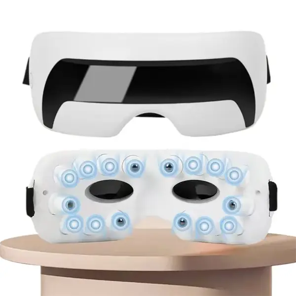 Electric Eye Massager 2 Massage Modes Vibration Eye Care Fatigue Relieve lasses Eye Health Care Relax Alleviate Acupressure Premium Eye Massage Device Vibrating Eye Care Visible Electric Eye Massager