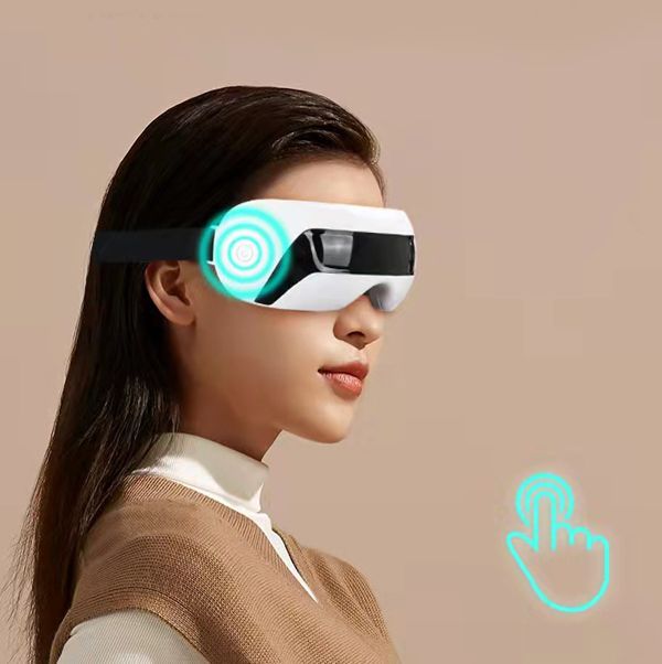Electric Eye Massager 2 Massage Modes Vibration Eye Care Fatigue Relieve lasses Eye Health Care Relax Alleviate Acupressure Premium Eye Massage Device Vibrating Eye Care Visible Electric Eye Massager