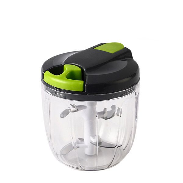 Press Twist Shredder Meat Chilli crusher Grinder Blender machine Mini 2PCS 500ML+900ML Manual Food Processor Vegetable Chopper Hand Crank Garlic Mincer Portable Onion Cutter Fruit Kitchen Accessories