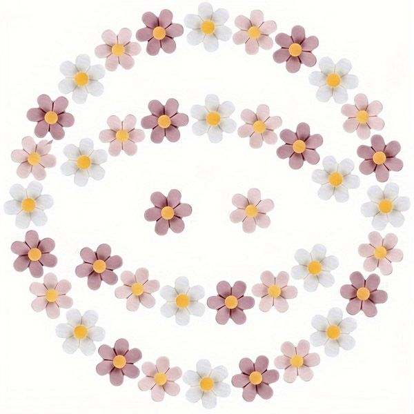 Resin Plastic Head Push Pins Thumbtacks Thumb Tacks Sticker Assorted Color Map ticker Art 20pcs flowers 30pcs Leaf Botanical Tacks for Photo Wall Bulletin Board Cute Plant school office home Decor
