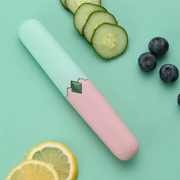 2-in-1 Multifunctional Multi-functional Small Travel Dormitory Kitchen Home Melon Knife Household Stainless Steel Paring Knife Fruit Knife Peeler Knife Scraper Knife Melon Fruit Grater knife set