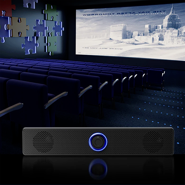 PC Soundbar Wired and Wireless Bluetooth Speaker USB Powered Soundbar for TV Laptop Gaming Home Theater Surround Audio System computer mobile phone music subwoofer portable double speakers