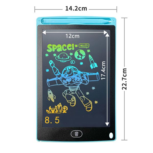 8.5 inch LCD Writing Tablet Drawing Board Toys For Kids Students Magic Blackboard Toy Gift Designs Graphic Electronic Notebook  Colorful Screen Doodle Board Erasable Children's Educational Toys