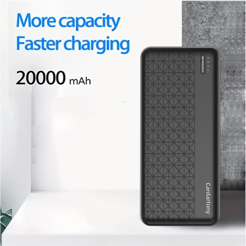 A2 20000mAh mobile power bank, lithium polymer battery cell, Micro USB+Type-C， Compatible with mainstream devices,