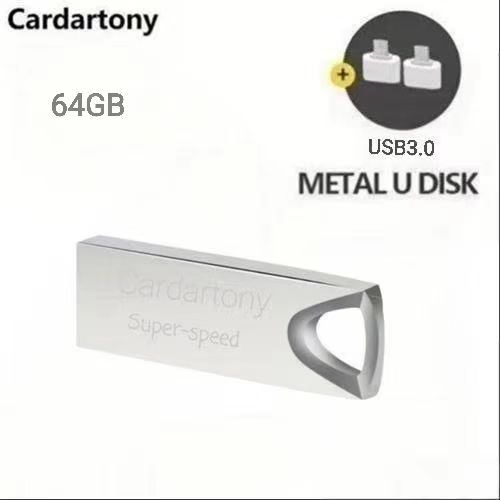 U64GSJ 64GB metal Usb Flash Drive +micro Usb + Type C usb
Support USB version 3.0 
Compatible with USB 1.1/3.0