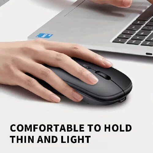 M151  600mAh! Cardartony USB Bluetooth wireless mouse, suitable for PC, laptop, laptop, portable business trip office travel necessary,Long standby time