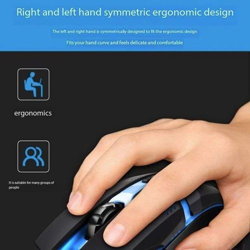 Cardartony X1 USB Wired Mouse Colorful LED Mice Optical Wired Gamer Mouse For Desktop Laptop PC Computer,3-speed DPI adjustable,Super long standby time