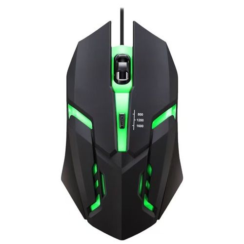 Cardartony X1 USB Wired Mouse Colorful LED Mice Optical Wired Gamer Mouse For Desktop Laptop PC Computer,3-speed DPI adjustable,Super long standby time