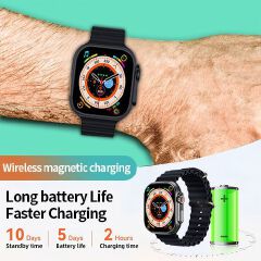 T900U Smart Watch 2.09'' Smartwatches Bluetooth Call Smart Watches Health Monitor Fitness Bracelet Scroll Button Smart Band For Smart Phones