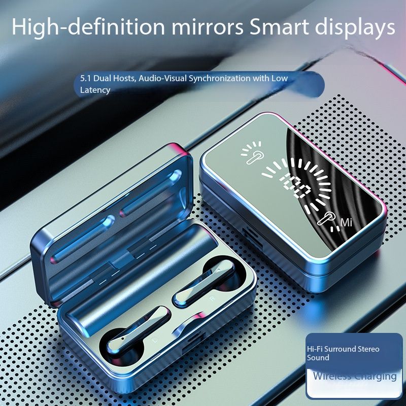 S20 TWS Bluetooth Earphone V5.0 EarpodsLED Display Wireless Earphones With Microphone 9D Stereo Sports Waterproof Earbuds Headsets