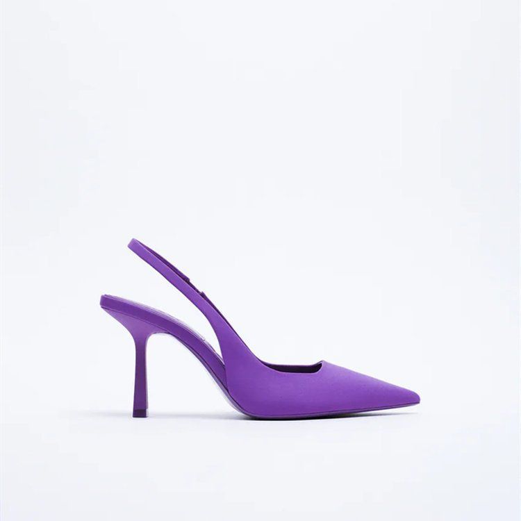 2025 Summer New Women's Shoes: Stylish pointed-toe slim-heel and mid-heel single shoes, open-back closed-toe sandals, high-heeled shoes for commuting and leisure.