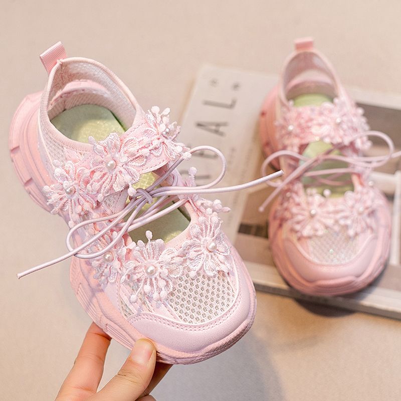 Girls' Sandals - Pink & White Color Available T45D Model 26-37