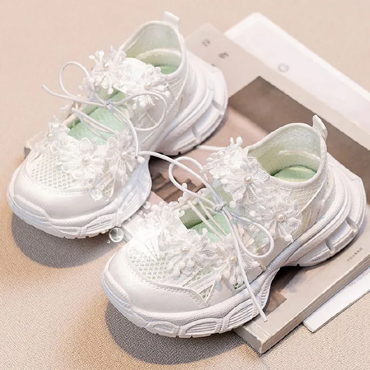 Girls' Sandals - Pink & White Color Available T45D Model 26-37