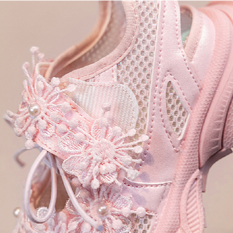 Girls' Sandals - Pink & White Color Available T45D Model 26-37
