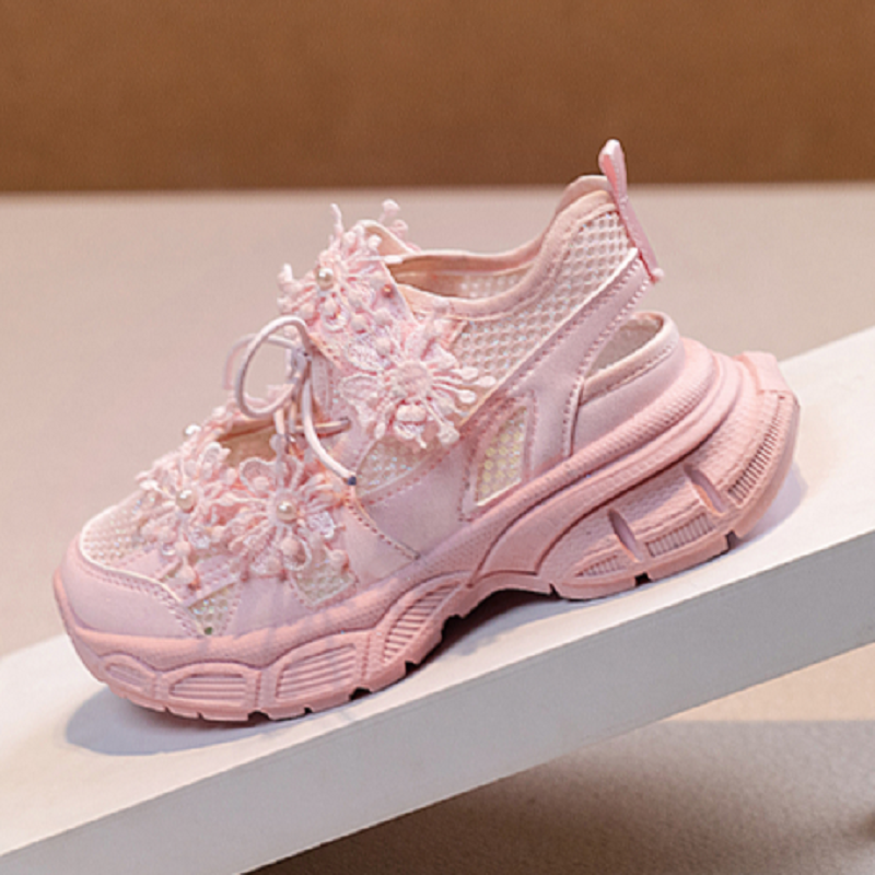 Girls' Sandals - Pink & White Color Available T45D Model 26-37