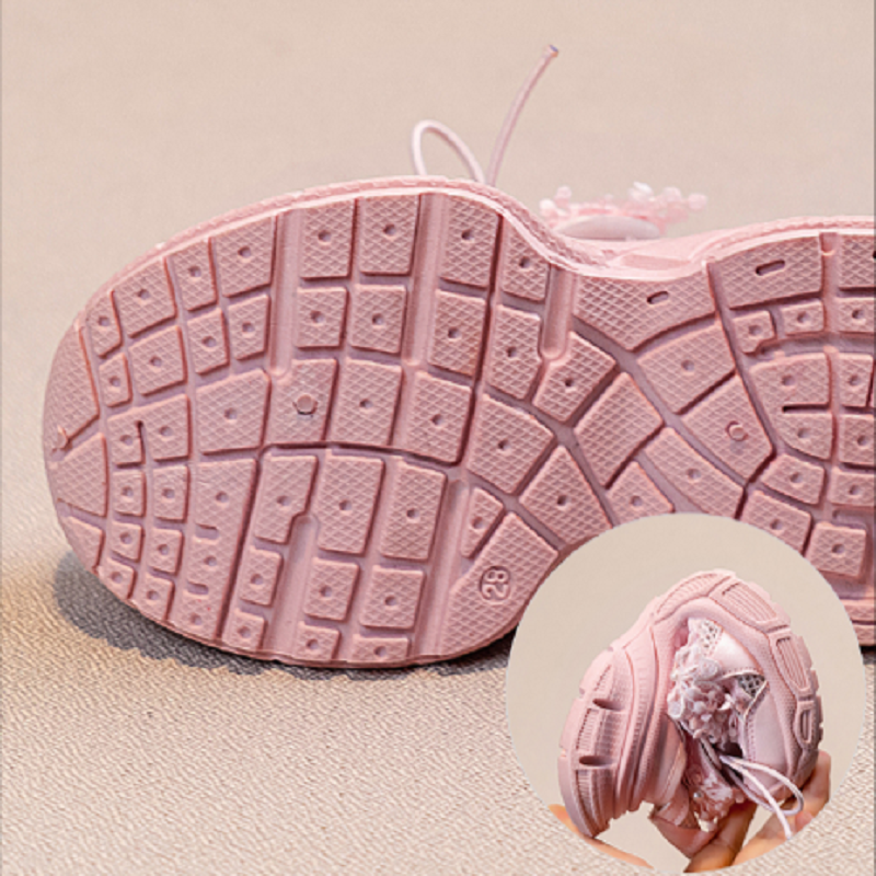 Girls' Sandals - Pink & White Color Available T45D Model 26-37