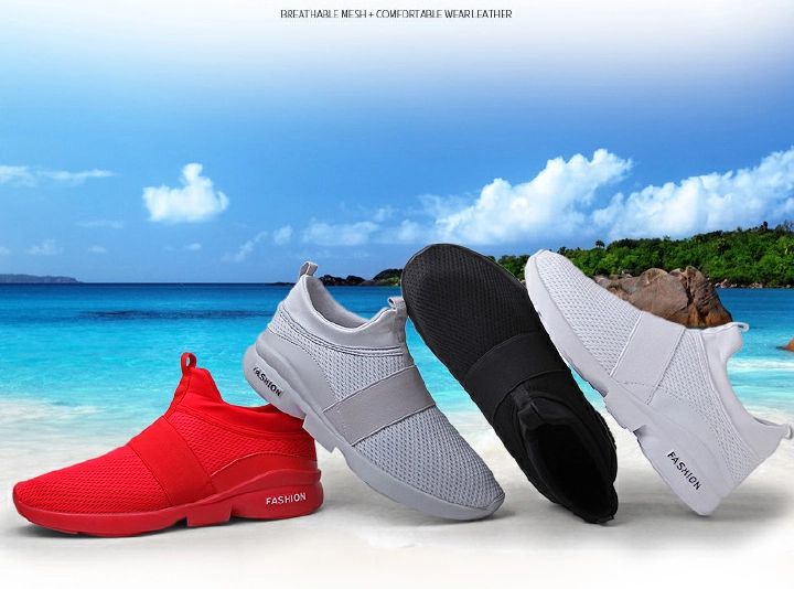 Fashion Lightweight Men Women Sneakers Flyknit Sport Outdoor Shoes Slip On Trainner Shoes 38-48