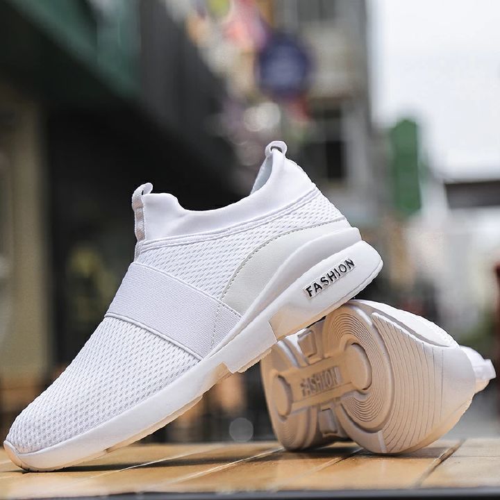Fashion Lightweight Men Women Sneakers Flyknit Sport Outdoor Shoes Slip On Trainner Shoes 38-48