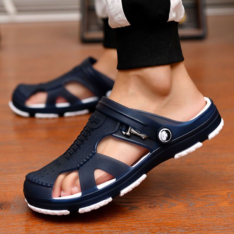 Summer Casual Shoes New Men Sandals Gladiator Sandals Open Toe Platform Outdoor Beach Sandal Rome Footwear Black 34-45