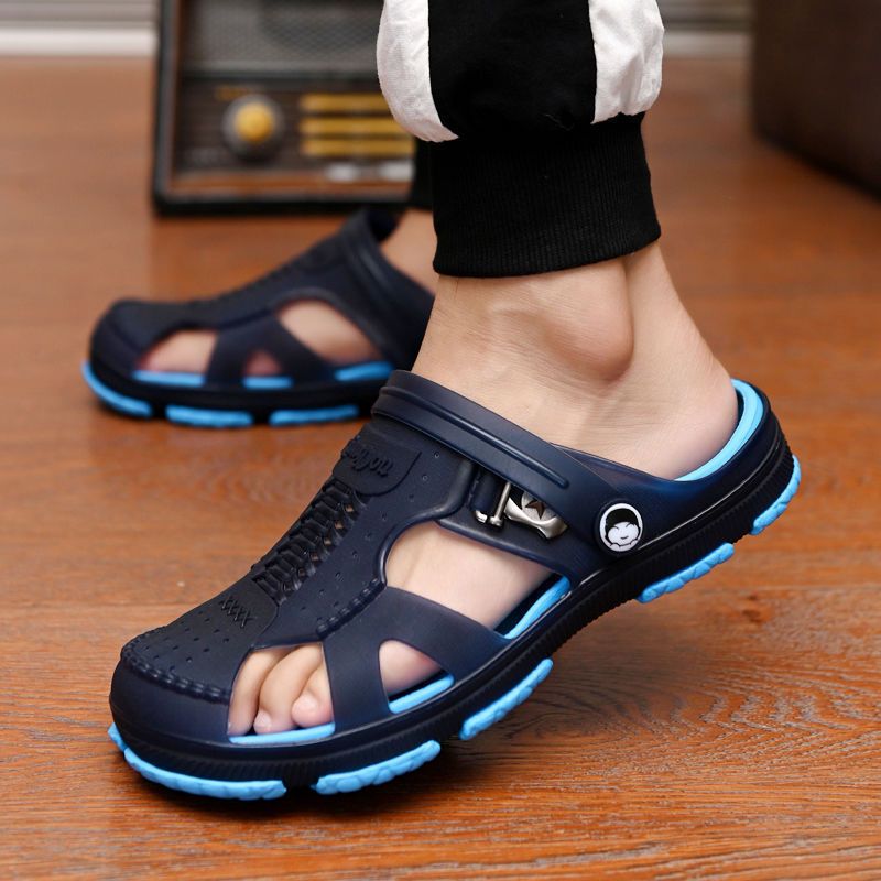 Summer Casual Shoes New Men Sandals Gladiator Sandals Open Toe Platform Outdoor Beach Sandal Rome Footwear Black 34-45