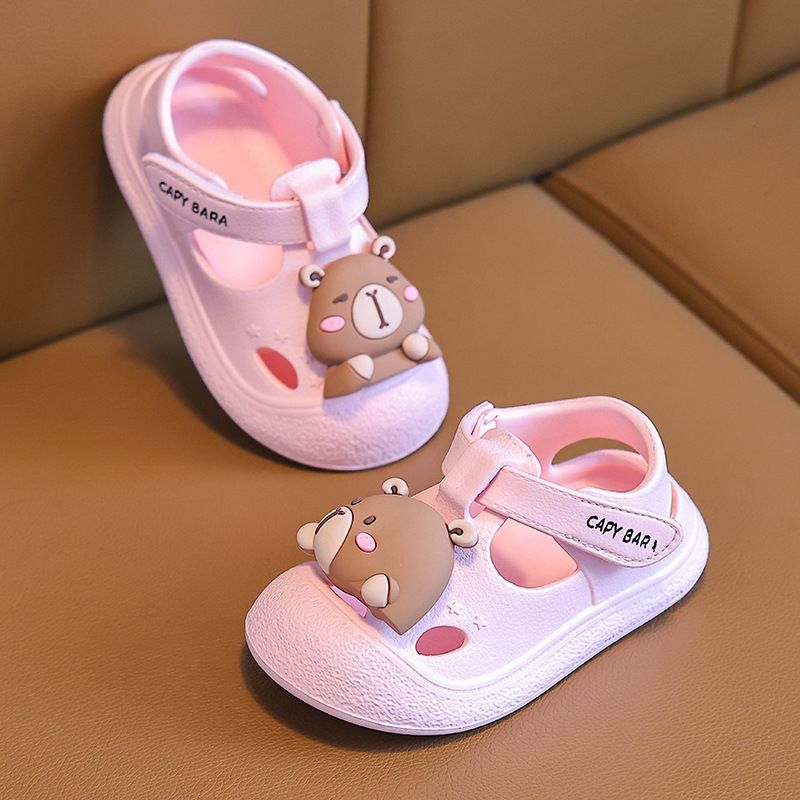 2025 New Capybara Kids Sandals - Anti-Slip Boys Summer Slide Slippers for Indoor & Outdoor Play EU18-40
