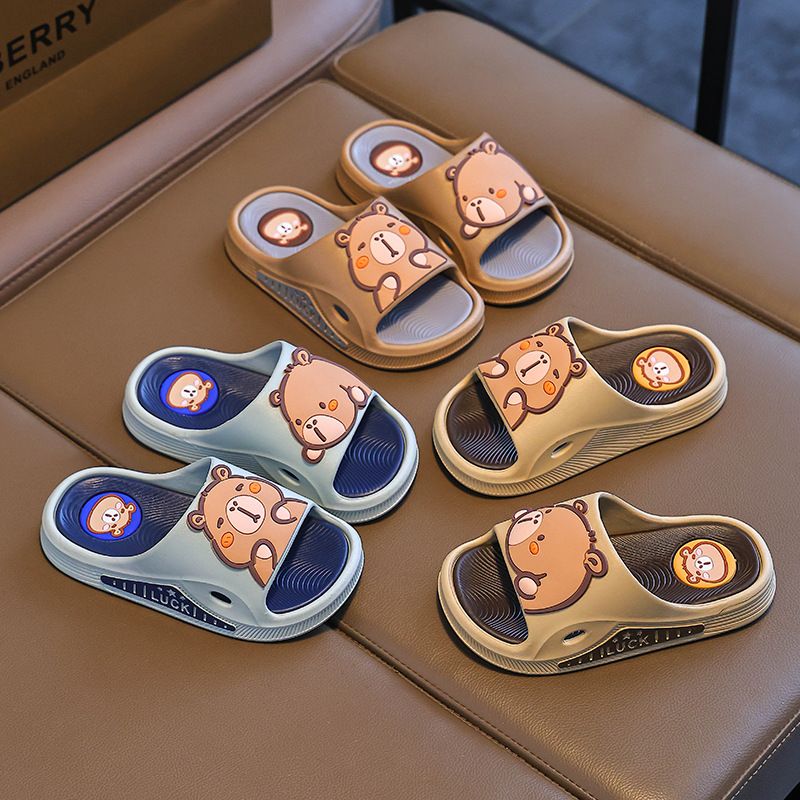 2025 New Capybara Kids Sandals - Anti-Slip Boys Summer Slide Slippers for Indoor & Outdoor Play EU18-40