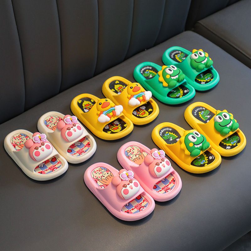 2025 New Kids' Cartoon Sandals - Anti-Slip Indoor/Outdoor Slippers for Boys & Girls (Toddler/Child Sizes) 22-37