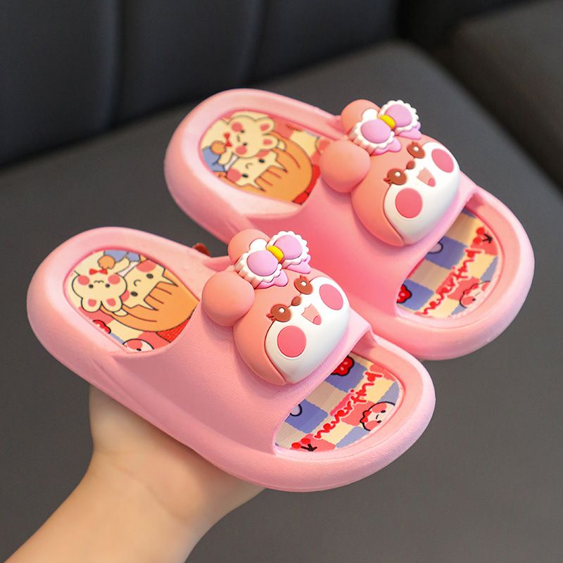 2025 New Kids' Cartoon Sandals - Anti-Slip Indoor/Outdoor Slippers for Boys & Girls (Toddler/Child Sizes) 22-37